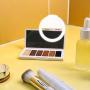 Auxiwa Clip on Selfie Ring Light [Rechargeable Battery] with 36 LED for Smart Phone Camera Round Shape, White