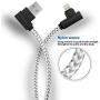 iPhone Charger Cable (5 Pack, 3FT/6FT/10FT) - MFi Certified - Fast iPhone Charging Cable Long Cord Compatible iPhone XS/Max/XR/X/8/8 Plus/7/7 Plus/6/6 Plus/6S/6S Plus More (Gray White)