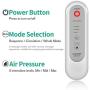 QUINEAR Leg Massager for Circulation, Foot Calf & Thigh Wraps Massage Helpful for Muscles Relaxation and Pain Relief - 3 Modes & 3 Intensities Include 2 Extensions