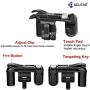 ACUTAS PUBG Shooter Controller Smartphone Mobile Gaming Trigger Fire Button Handle L1R1 (Black)
