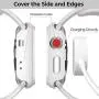 PZOZ Compatible Apple Watch Series 3 / Series 2 Case with Screen Protector 38mm Accessories Slim Guard Thin Bumper Full Coverage Matte Hard Cover Defense Edge for Women Men New Gen GPS iWatch (White) PZOZ Compatible Apple Watch Series 3 / Series 2 Case with Screen Protector 38mm Accessories Slim Guard Thin Bumper Full Coverage Matte Hard Cover Defense Edge for Women Men New Gen GPS iWatch (White)