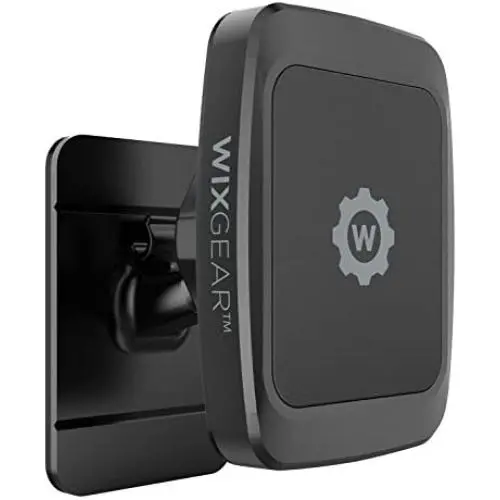 WixGear Universal Stick On Dashboard Magnetic Car Mount Holder, for Cell Phones and Mini Tablets with Fast Swift-snap Technology, (New Rectangle Stronger Design) WixGear Universal Stick On Dashboard Magnetic Car Mount Holder, for Cell Phones and Mini Tablets with Fast Swift-snap Technology, (New Rectangle Stronger Design)