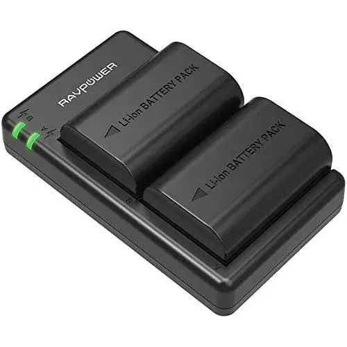 Updated RAVPower LP-E6 LP E6N Rechargeable Battery Charger Set,2-Pack 2040mAh Camera Batteries Compatible with Canon EOS 5D Mark II, III, IV, 5DS, 5DS R, 6D, 60D,6D Mark II, 7D, 7D Mark II,70D, 80D Updated RAVPower LP-E6 LP E6N Rechargeable Battery Charger Set,2-Pack 2040mAh Camera Batteries Compatible with Canon EOS 5D Mark II, III, IV, 5DS, 5DS R, 6D, 60D,6D Mark II, 7D, 7D Mark II,70D, 80D