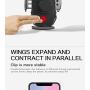 KMI CHOU Wireless Car Charger,10W Qi Fast Charging Auto-Clamping Car Mount, Phone Holder Compatible iPhone Xs Max/XR/X/8/8Plus Samsung S9/S8/Note 8