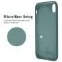 OTOFLY iPhone XR Case,Ultra Slim Fit iPhone Case Liquid Silicone Gel Cover with Full Body Protection Anti-Scratch Shockproof Case Compatible with iPhone XR 6.1 inch, [Upgraded Version] (Pine Green)