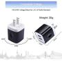 USB Wall Charger,Phone Charging Block,3-Pack 2.1A Dual Port Wall Plug Head Travel Adapter Cube Compatible iPhone 11 Pro Max XS XR X 8 7 6 Plus,Samsung Galaxy A11 S20 S20+ S10e S10 S9 Note 10 10+ 9 8
