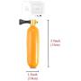 Walway Floating Hand Grip Floaty Handheld Monopod for GoPro Hero 6/5/ 5 Session/ 4 Session/ 4/3+/ 3/2/1, SJ4000/SJ5000, with Long Handle Screw and Wrist Strap