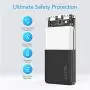 WJOY Portable Cell Phone Charger,10000mah Power Bank, Compact and Slim, External Battery Pack Travel Charger, Universal Portable Chargers for iPhone, Samsung, LG and More (2 Pack), Gift