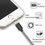 iPhone Charger, Lightning Cables, MFi Certified Cable 6Pack 3FT 3FT 3FT 6FT 6FT 10FT Extra Long Nylon Braided USB Fast Charging& Syncing Cord Compatible with iPhone/XS/XR/X/8/8Plus/7/7Plus/6S and More iPhone Charger, Lightning Cables, MFi Certified Cable 6Pack 3FT 3FT 3FT 6FT 6FT 10FT Extra Long Nylon Braided USB Fast Charging& Syncing Cord Compatible with iPhone/XS/XR/X/8/8Plus/7/7Plus/6S and More