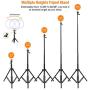 10 LED Selfie Ring Light with Tripod Stand, Patiszen LED Ring Light Set Dimmable 3200-5600K Selfie Ring Light for Selfie, Makeup, Live Stream, YouTube Video