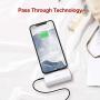 iWALK 4500mAh Portable Charger USB C Battery Pack, Compatible with Samsung Galaxy S10,S9,S8,Note 10/9/8,Moto Z3/2,LG V35/G8/7/5,Nintendo Switch,Google Pixel 4/3/2XL,OnePlus, White