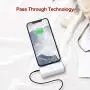 iWALK 4500mAh Portable Charger USB C Battery Pack, Compatible with Samsung Galaxy S10,S9,S8,Note 10/9/8,Moto Z3/2,LG V35/G8/7/5,Nintendo Switch,Google Pixel 4/3/2XL,OnePlus, White
