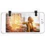 Sylvialuca Gaming Trigger Fire Button Smart Phone Mobile Joysticks Games L1R1 Shooter Controller