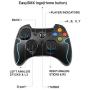 EasySMX Wireless Game Controller, 2.4G Wireless Gamepad Joystick PC, Dual Vibration, Support PC (Windows XP/7/8/8.1/10) and PS3, Android, Vista, TV Box/Android Phones, Tablets