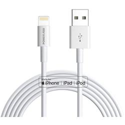 POWERADD Lightning Cable 6.6ft MFI Certified iPhone Charger USB Charging/Sync Lightning Cord 8 Pins Compatible with iPhone SE 11 11 Pro 11 Pro Max Xs MAX XR X 8 7 6S 6 5, iPad and More