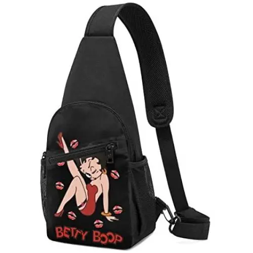 N/C Betty Boop Sling Bag Chest Bag Shoulder Backpack Cross Body N/C Betty Boop Sling Bag Chest Bag Shoulder Backpack Cross Body