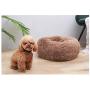 BODISEINT Modern Soft Plush Round Pet Bed for Cats or Small Dogs, Mini Medium Sized Dog Cat Bed Self Warming Autumn Winter Indoor Snooze Sleeping Cozy Kitty Teddy Kennel