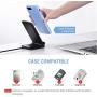 Seneo [2 Pack] 7.5W Qi Fast iPhone Wireless Charger for iPhone SE/11/11 Pro Max/XR/XS/X/8/8P/Airpods Pro, 10W Wireless Charging Pad for Samsung Galaxy Note10/10+/Note9/8, S20/S10/S9,15W for LG V30/V40