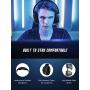 Mpow Gaming Headset for PS4, Xbox One, PC(Second Generation) with 3D Surround Sound Mic and LED Lights Computer Gaming Headphones with Noise Canceling Mic Volume Control LED Light for PC Mac Laptop