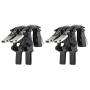 UKCOCO 1 Pair S4 Phone Mobile Gaming Trigger for Game Fire Button Aim Key Shooter Controller Eat Chicken Artifact Games (Black)