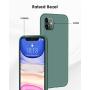 DTTO iPhone 11 Case, [Romance Series] Full Covered Shockproof Silicone Cover [Enhanced Camera and Screen Protection] with Honeycomb Grid Pattern Cushion for Apple iPhone 11 6.1” 2019, Midnight Green