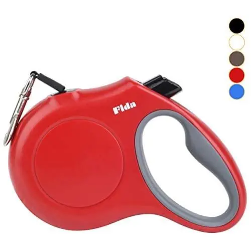 Fida Retractable Dog Leash, 16ft Heavy Duty Pet Walking Leash for X-Small/Small/Medium/Large Dog or Cat up to 110 lbs, Tangle Free. One-Hand Brake Fida Retractable Dog Leash, 16ft Heavy Duty Pet Walking Leash for X-Small/Small/Medium/Large Dog or Cat up to 110 lbs, Tangle Free. One-Hand Brake