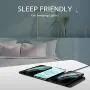 Wireless Charging Pad, ZealSound Qi-Certified Ultra-Slim Triple Wireless Charger Station for Multiple 3 Devices & New Airpods Ultra Slim Leather Mat W/AC Adapter for All Qi Enabled Phones (Black)