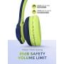 Mpow CH9 Kids Bluetooth Headphones with Microphone & LED Light, Bluetooth 5.0, 15Hours Playing Wireless Foldable Headset w/Mic, Volume Limited 85dB-95dB for PC/Cellphone/TV/School