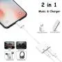 [Apple MFi Certified] 2 Pack iPhone Headphones Adapter, Lightning to 3.5mm Headphone Jack Adapter Dongle Charger Jack AUX Audio 3.5 mm for iPhone 11/11 Pro/X/XS/XR/8/7 Support All iOS & Music Control