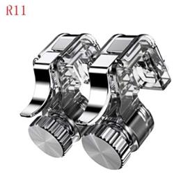 Bluetooth Mobile Game Controller, Mobile Gamepad Controller for Phone Triggers Grip Joystick/Trigger Fire Buttons for Android-R11 Metal Trigger-