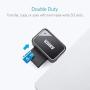 Anker 2-in-1 USB 3.0 SD Card Reader for SDXC, SDHC, SD, MMC, RS-MMC, Micro SDXC, Micro SD, Micro SDHC Card and UHS-I Cards