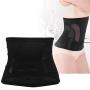 Postnatal Belly Band, High Waist Postpartum Breathable Mesh Waist Trainer Abdomen Tightening Belt Body Shaping Waist Belt(XL-Black)