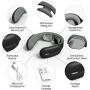 Neck Massager,Intelligent Portable Neck Massager with Heat Cordless,3 Modes 15 Levels Smart Deep Tissue Trigger Point Massage Use at Home,Office,Outdoor,Car