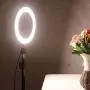 Qiilu 10 Inch Dimmable LED Ring Fill Light,USB Camera Video Lamp with Tripod Phone Clip Set Qiilu 10 Inch Dimmable LED Ring Fill Light,USB Camera Video Lamp with Tripod Phone Clip Set