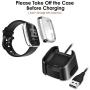 Landhoo Silver Hard Case Compatible with Fitbit Versa 2 Screen Protector Bling, PC case That Have Clarity PMMA Screen Protector and Shiny Diamond Bumper Overall Protective Cover for Women Watch.
