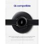 Samsung Qi Certified Fast Charge Wireless Charger Pad (2019 Edition) with Cooling Fan for Galaxy Phones, Watches and Apple Iphone Devices - US Version