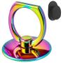 Cell Phone Ring Holder Finger Stand-Metal Phone Finger Ring Stand Color 360 Rotation Finger Grip Kickstand-Compatible for iPhone 11 pro/XR/XS Max,ipad,Samsung,Android Smartphone and All Phones