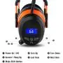 FM MP3 Bluetooth Radio Headphones Wireless Cancelling Headphones with 4GB SD Card Built-in Mic Electronic Noise Reduction Safety Ear Muffs Protection for Lawn Mower Work by WULFPOWERPRO FM MP3 Bluetooth Radio Headphones Wireless Cancelling Headphones with 4GB SD Card Built-in Mic Electronic Noise Reduction Safety Ear Muffs Protection for Lawn Mower Work by WULFPOWERPRO