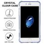 Matone for iPhone 7 Plus Case, for iPhone 8 Plus Case, Crystal Clear Shock Absorption Technology Bumper Soft TPU Cover Case for iPhone 7 Plus (2016)/iPhone 8 Plus (2017) - Clear Blue