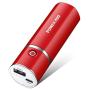 [Upgraded] POWERADD Slim 2 Most Compact 5000mAh External Battery 2.1A Ouput Portable Charger with Smart Charge for iPhones, iPad, Samsung Galaxy, HTC and More (F-Red)