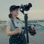 DIGITALFOTO DH04 Pro Z Axis Flexiable Detachable Damping Spring Dual Handle Grip with Strap Compatible for ZHIYUN Crane 2/Crane 3S Weebill S/Lab MOZA Air 2 FEIYU DJI Ronin S/SC Gimbal