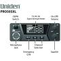 Uniden PRO505XL 40-Channel CB Radio. Pro-Series, Compact Design. Public Address (PA) Function. Instant Emergency Channel 9, External Speaker Jack, Large Easy to Read Display. - Black