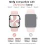 Sport Band Compatible for Apple Watch Band 38mm 40mm 42mm 44mm, EXCHAR Soft Silicone Band Replacement Wrist Strap for iWatch Series 5/4/3/2/1, Nike+, Sport, Edition