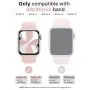 Sport Band Compatible for Apple Watch Band 38mm 40mm 42mm 44mm, EXCHAR Soft Silicone Band Replacement Wrist Strap for iWatch Series 5/4/3/2/1, Nike+, Sport, Edition