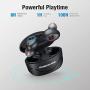 Bluetooth Earbuds Wireless, POWERADD S9 Noise Cancelling TWS Ear Buds with Microphone and True BT 5.0 IPX7 Waterproof in-Ear Headphones, Ergonomic Bass Stereo Earphones with Charging Case, Black