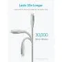 Anker Powerline+ II Lightning Cable (6ft), Silver Anker Powerline+ II Lightning Cable (6ft), Silver