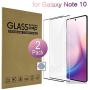 Galaxy Note 10 Screen Protector,[2-Pack][Unlock Fingerprint][Scratch Force Resistant][Bubble Free] Tempered Glass Screen Protector for Samsung Galaxy Note 10