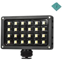 Viltrox RB08 Portable LED Fill-in Video Light Lamp 24pcs Beads Adjustable Brightness 2500K-8500K CRI 95+ with Display Screen Diffuser USB Charging Cable Hot Shoe Adapter for Studio Photography