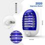 GLOUE Zapper Electric, Bug Zapper Electronic Insect Killer Flies Pests Trap Indoor, Mosquito Killer with Blue Light for Backyard, Patio, Bedroom, Kitchen, Office (6 Packs)