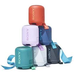 Sony SRS-XB12 Mini Bluetooth Speaker Loud Extra Bass Portable Wireless Speaker with Bluetooth -Loud Audio for Phone Calls- Small Waterproof and Dustproof Travel Music Speakers Black SRS-XB12/B